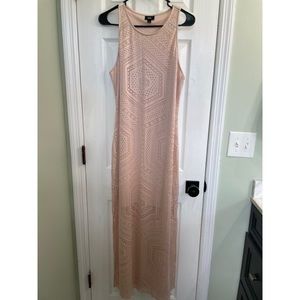 Patterned Nude Maxi